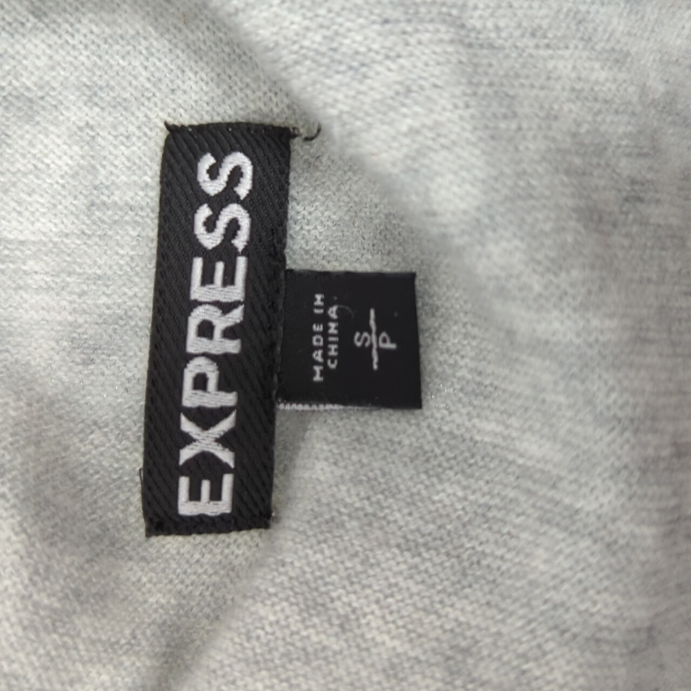 Express Two Toned Tiered Sweater, Size S - Picture 2 of 2